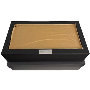Invicta 12 Slot Leather Wrist Watch Display Box‎ Storage Holder Organizer Cas